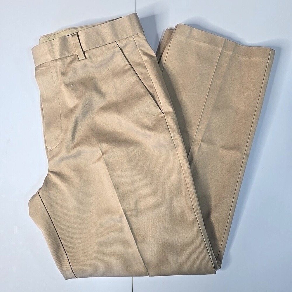 Dockers Khaki Chino Pants Mens 34x30 Tan Straight Leg Flat Front Business Casual